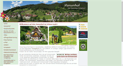 Desktop Screenshot of hansenhof.com