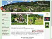 Tablet Screenshot of hansenhof.com